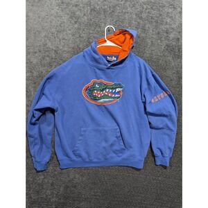 Stadium Athletics Florida Gators Hoodie Orange Gator Logo Blue XL